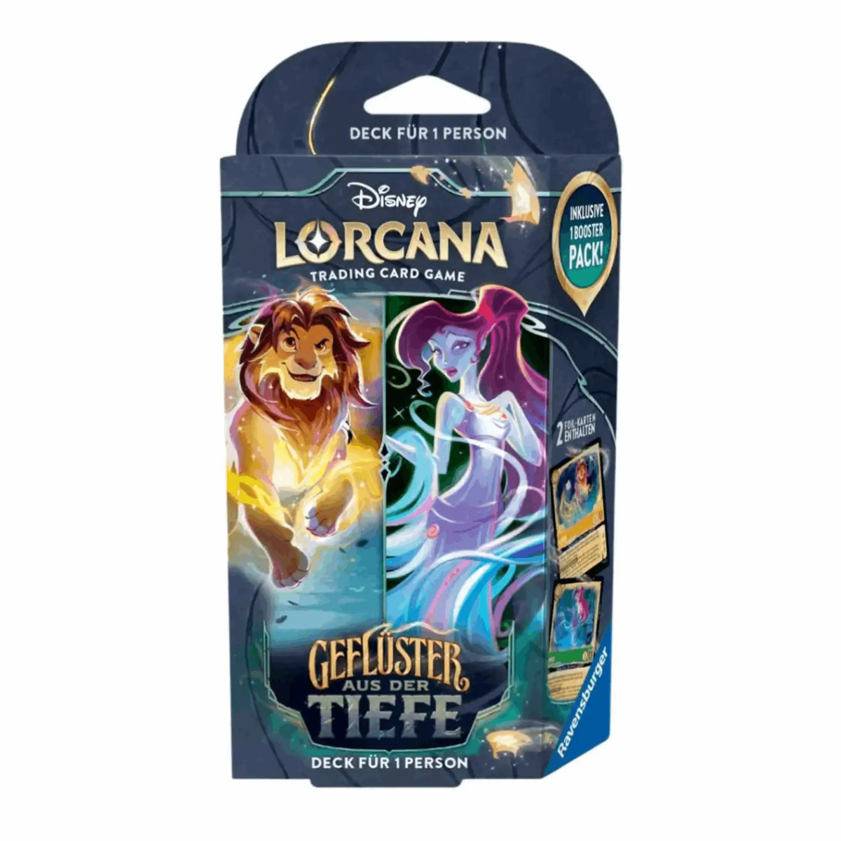 Disney Lorcana - Geflüster aus der Tiefe Starter Deck Simba/Meg - DE