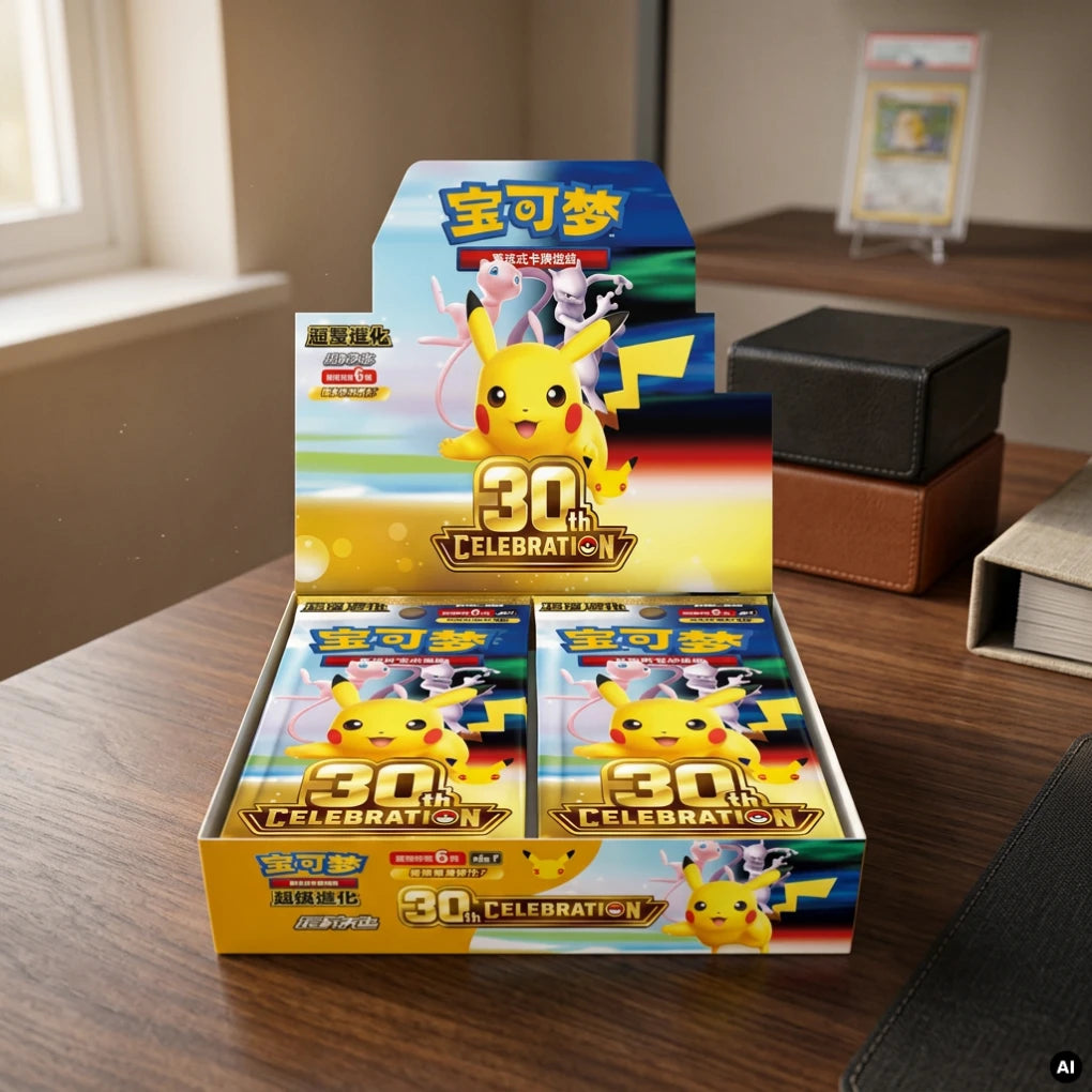 Pokémon - 30th Anniversary Celebration Display di buste - Cinese