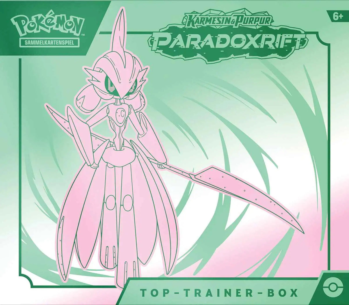 Pokémon - Karmesin & Purpur: Paradox Rift Eisenkrieger Top Trainer Box - DE