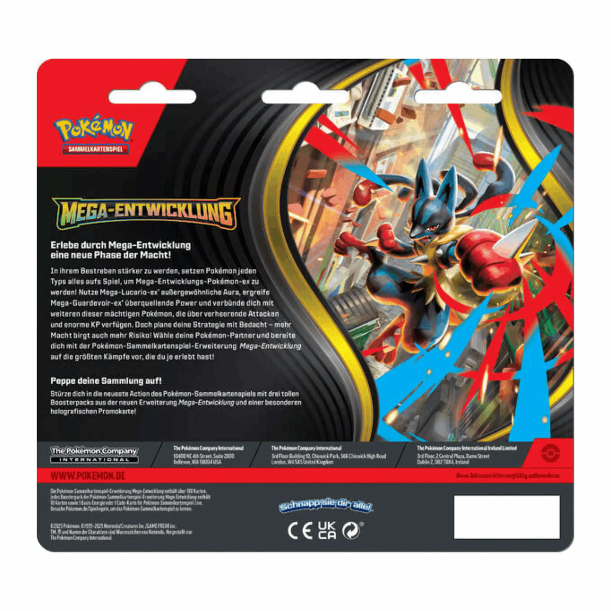 Pokémon - Mega-Entwicklung 3-Pack Blister - Entoron - DE