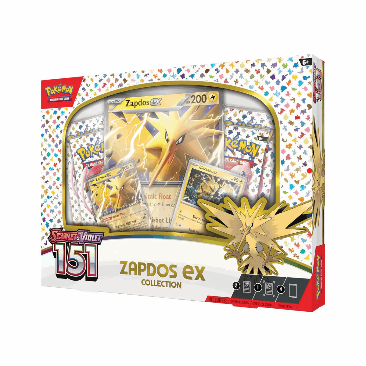 Pokémon - Scarlet & Violet: 151 Zapdos ex Collection - EN