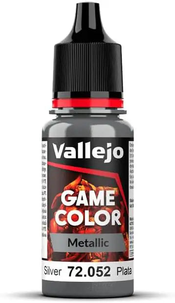 Vallejo Game Color Metallic Silver 18ml