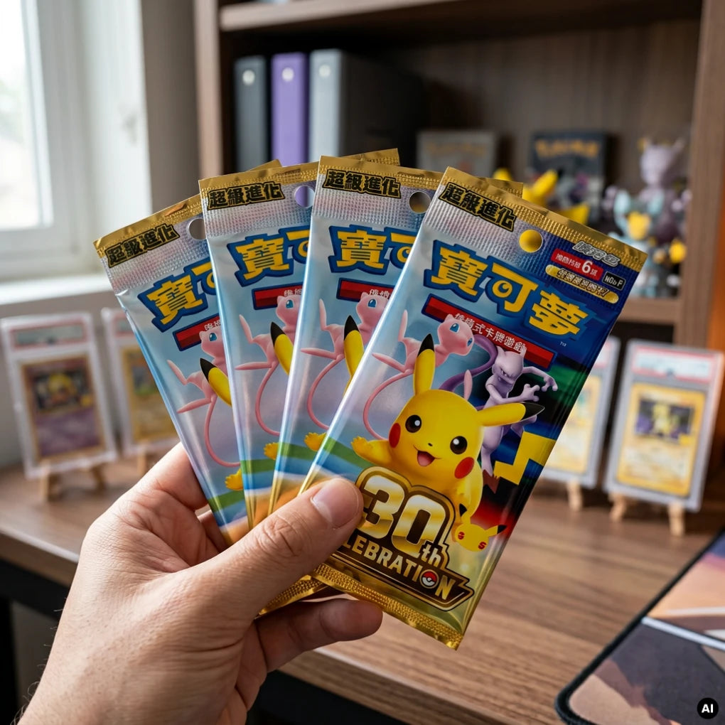 Pokémon - 30th Anniversary Celebration Display di buste Inglese tradizionale - TCHN