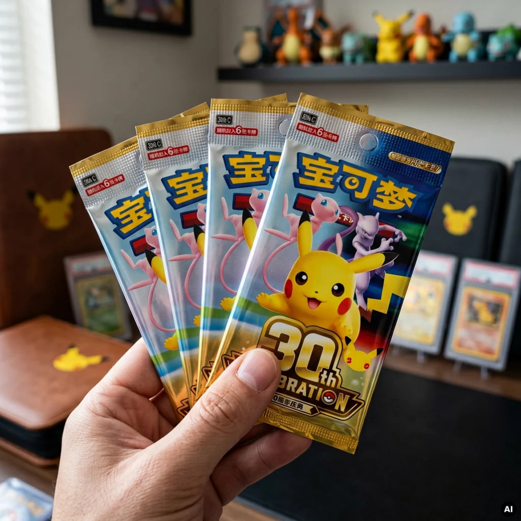 Pokémon - 30th Anniversary Celebration Display di buste - Cinese