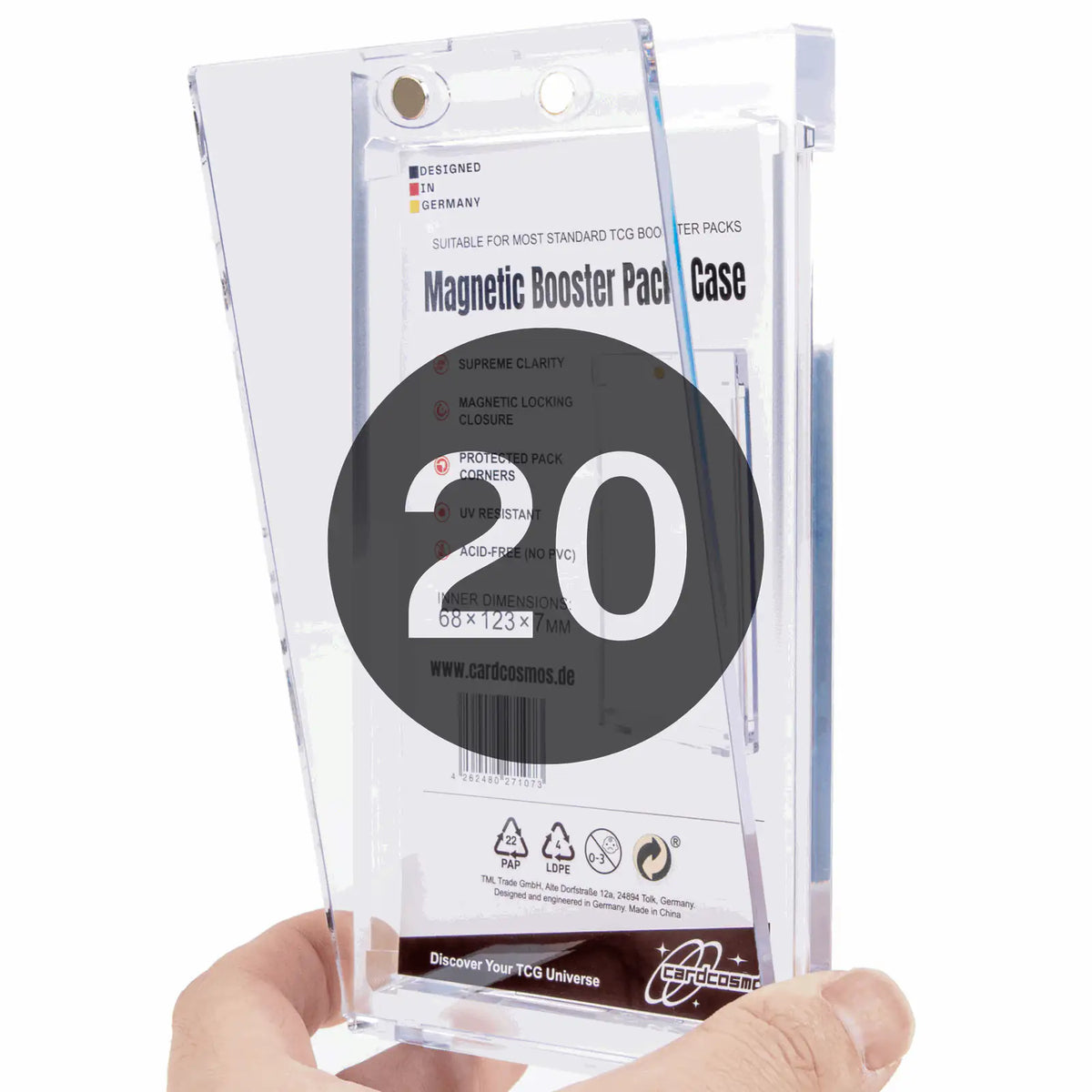 cardcosmos - Magnetic Booster Pack Case